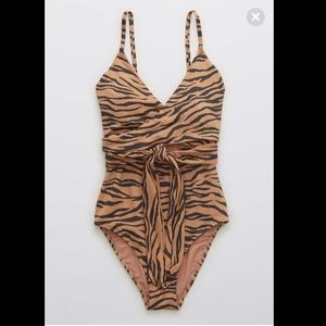 NWT AERIE Pique Swimsuit